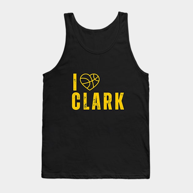 I love 22 Clark Jersey Number 22 yellow Tank Top by EyesArt